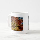 Woodcut Daisy Kaffeetasse (Vorderseite Links)