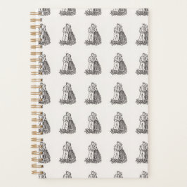 Woodcut Wedding Couple von Julie de Graag 2022 Planer