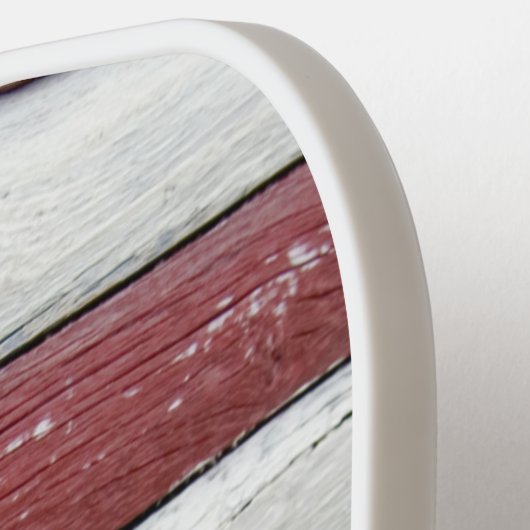 Wooden American Flag Pickleball Schläger (Linke Seite)