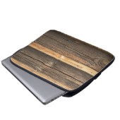 Wooden Bar Realistic Texture Laptop Sleeve (Vorne Knopf)