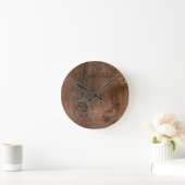 Wooden board wall clock runde wanduhr (Zuhause)
