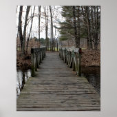 Wooden Footbridge Poster (Vorne)