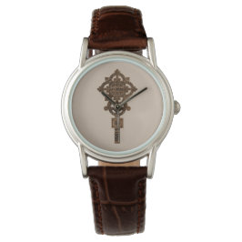 Wooden Hand Cross  Armbanduhr