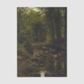 Wooden Landscape by Peder Mork Monsted Seidenpapier (Vorderseite)