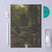 Wooden Landscape by Peder Mork Monsted Seidenpapier (Handwerk)