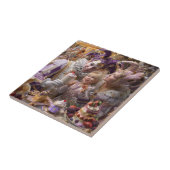 "Wooden Memory Box: Carousel of Sweets and Love in Fliese (Seite)