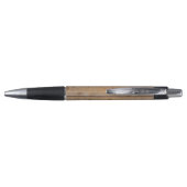 "Wooden"-Stift mit Ihrem Namen Kugelschreiber (Rückseite)