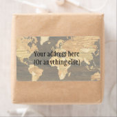 Wooden World Map (Insitu)