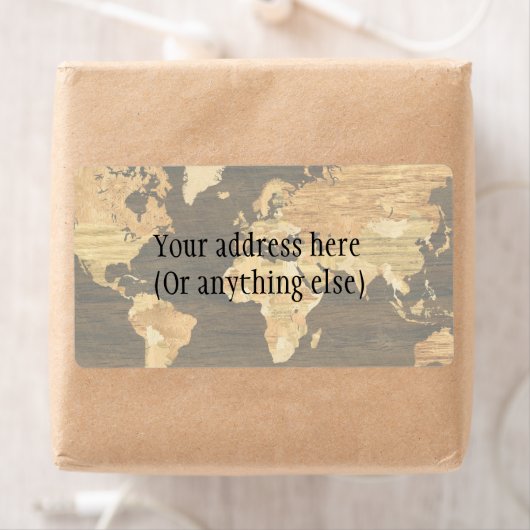 Wooden World Map (Insitu)