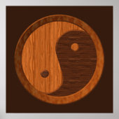 Wooden Yin Yang Poster (Vorne)