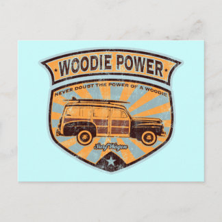 Woodie Wagon Postkarte