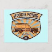 Woodie Wagon Postkarte (Vorderseite)