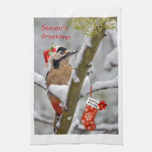 Woodies Christmas Kitchtuch Geschirrtuch