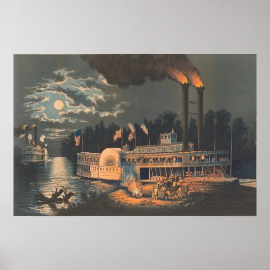 "Wooding Up" - Frances FB Palmer Fine Art Poster (Vorne)