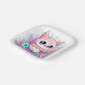 Woodland Adorable Owl Babydusche Pappteller (Gewinkelt)