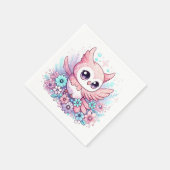 Woodland Adorable Owl Babydusche Serviette (Ecke)