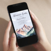 Woodland Adventure Baby Dusche Einladung