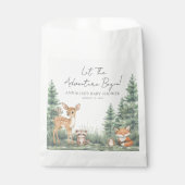 Woodland Adventure Baby Shower Geschenktütchen (Vorderseite)