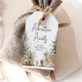 Woodland Adventure erwartet Baby Shower Vielen Dan Geschenkanhänger