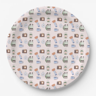 Woodland Adventure erwartet Camping Baby Shower Pappteller