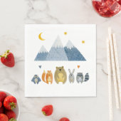 Woodland Adventure Night Sky Party Napkins Serviette (Beispiel)