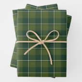 Woodland and Evergreen Plaid Geschenkpapier Set (Beispiel)