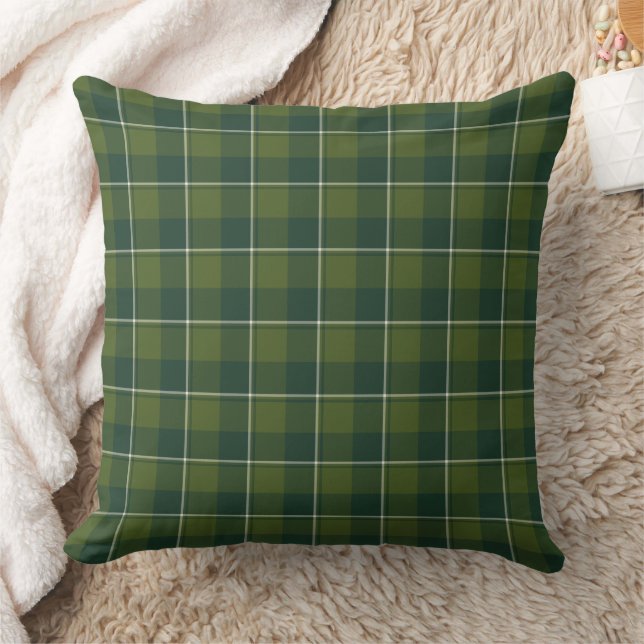 Woodland and Evergreen Plaid Kissen (Decke)