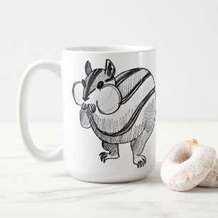 Woodland Animal Art Stift Niedlich Chipmunk Kaffeetasse