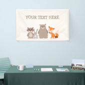 Woodland Animal Baby Dusche Banner Forest Niedlich (Messeveranstaltung)