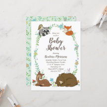 Woodland Animal Baby Dusche