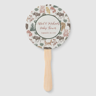 Woodland Animal Baby Dusche Fächer