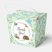 Woodland Animal Baby Dusche Geschenkschachtel (Rückseite)