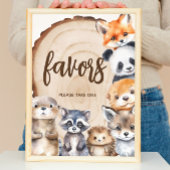 Woodland Animal Baby Shower Liebling Schild