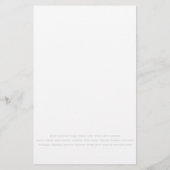 Woodland Animal Baby Word Papierspielkarte Flyer (Hinten)