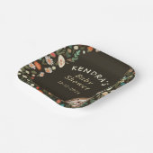 Woodland Animal Daisy Blume Babydusche Pappteller (Gewinkelt)