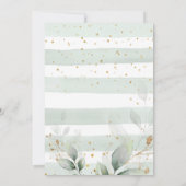 Woodland animal Deer Baby Shower Einladungs-Junge Einladung (Rückseite)