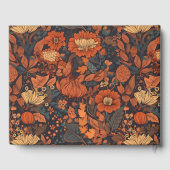 Woodland Animal Fall Baby Showbuch Gästebuch (Rückseite)