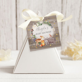 Woodland Animal Friends Sparkle Baby Dusche Geschenkanhänger