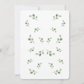 Woodland Animal Kingdom Kinderdusche Einladung (Rückseite)