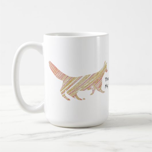 Woodland Animal Vielen Dank Scout Leader Fox Kaffeetasse (Links)