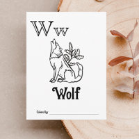 Woodland Animals ABC Coloring Baby Shooting Activi