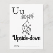 Woodland Animals ABC Coloring Baby Shooting Activi Postkarte (Vorderseite)