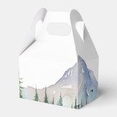 Woodland Animals Adventure Baby Dusche Geschenkschachtel (Rückseite)