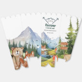Woodland Animals Adventure Baby Dusche Geschenkschachtel (Ungeklappt)