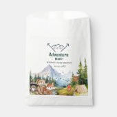 Woodland Animals Adventure Baby Dusche Geschenktütchen (Vorderseite)