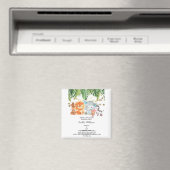 Woodland Animals Adventure Baby Dusche Magnet (In Situ (Geschirrspüler))