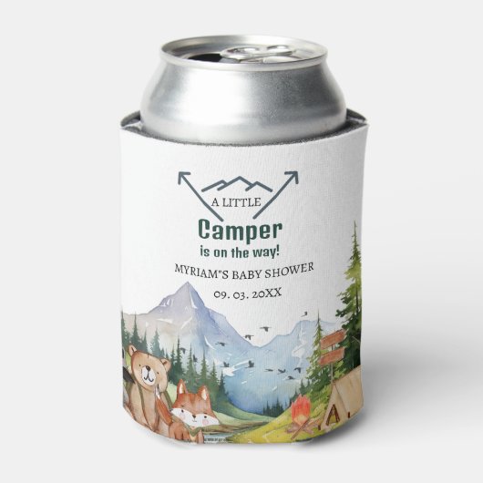 Woodland Animals Adventure Camper Kinderdusche Dosenkühler (Kanne Vorderseite)