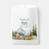 Woodland Animals Adventure Camper Kinderdusche Geschenktütchen (Vorderseite)