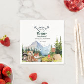 Woodland Animals Adventure Camper Kinderdusche Serviette (Beispiel)