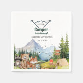 Woodland Animals Adventure Camper Kinderdusche Serviette (Vorderseite)